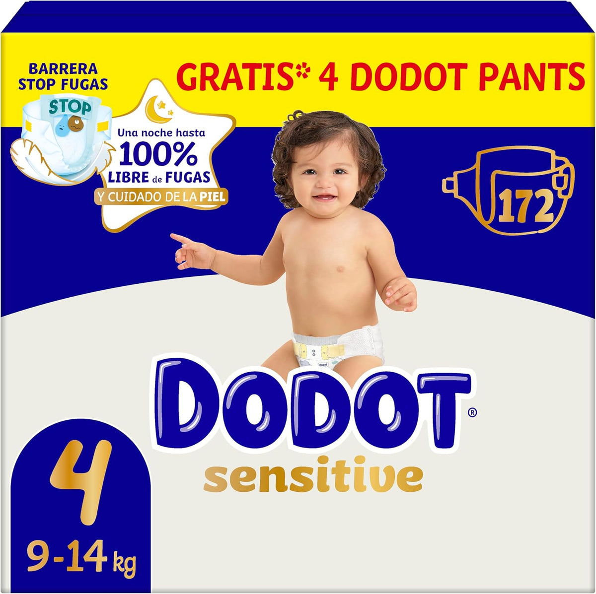 (516 Pañales + 2.592 Toallitas) Mega Pack Familiar Dodot Sensitive + Pure Aqua
